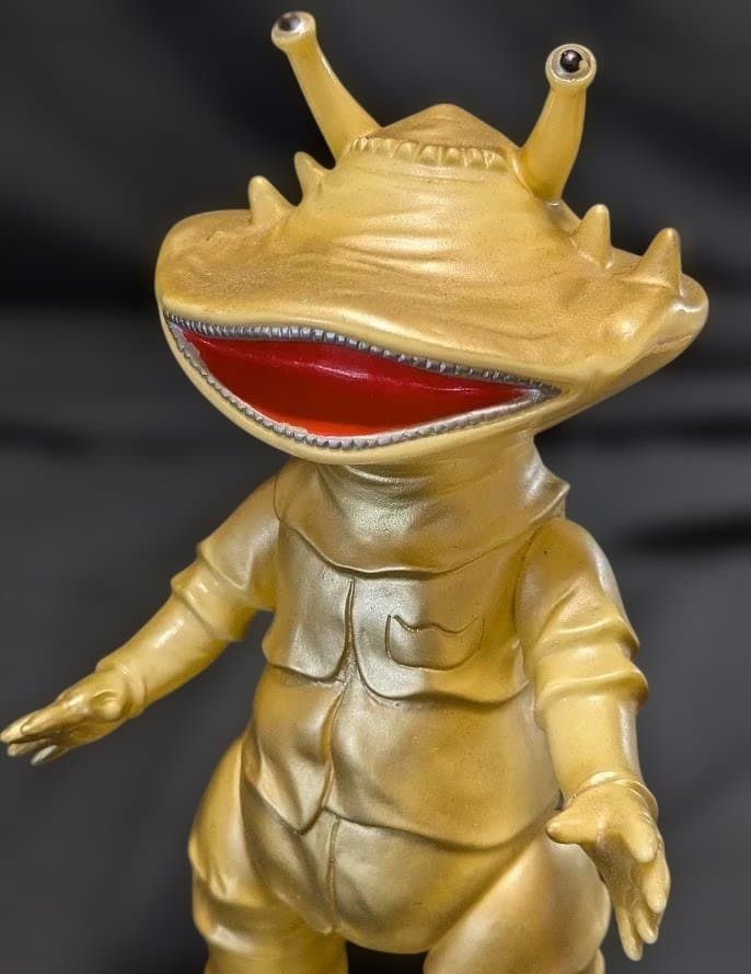 カネゴン「ウルトラQ」登場怪獣（ブルマァク復刻）ソフビフィギュア