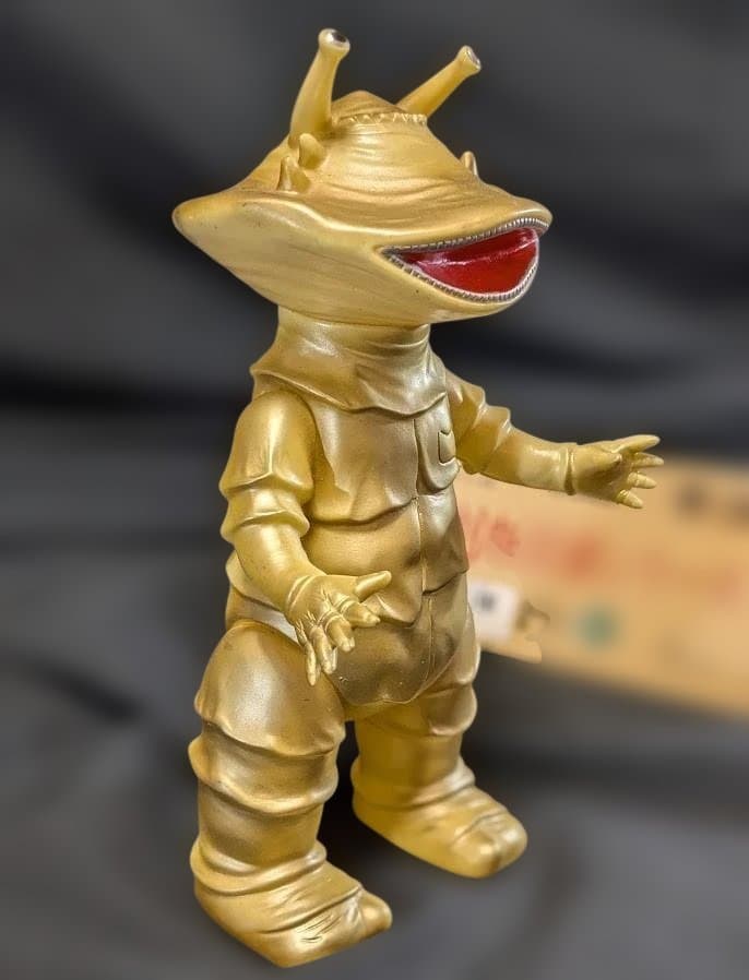 カネゴン「ウルトラQ」登場怪獣（ブルマァク復刻）ソフビフィギュア