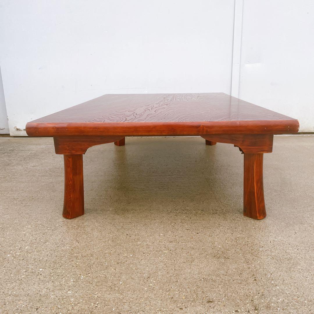 【美品①】高級 折り畳み座卓 昭和レトロ アンティーク 職人手作り ちゃぶ台