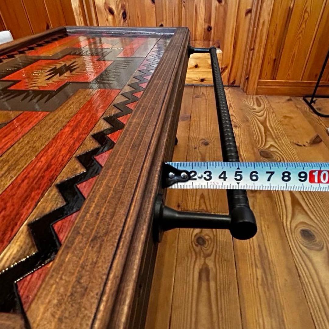 No.10 ソロテーブル ハンガー付　ディスプレイ棚 オルテガテーブル