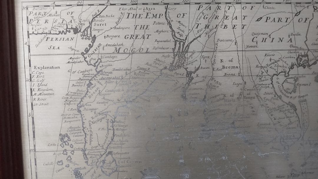 【希少】ロイヤルセランゴール 東インド諸島地図 1700年 ピューター製 刻印