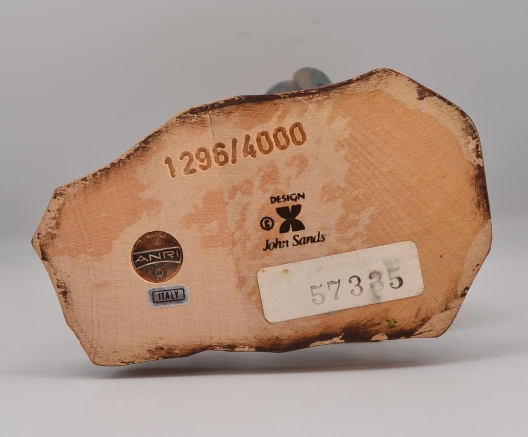 愛情のこもった一杯　アンリ　ANRI　木彫り人形　17ｃｍ　限定品　ヴィンテージ