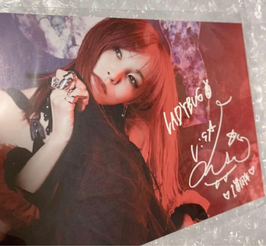 新品 LiSA LADYBUG Abema特典 サインポストカード