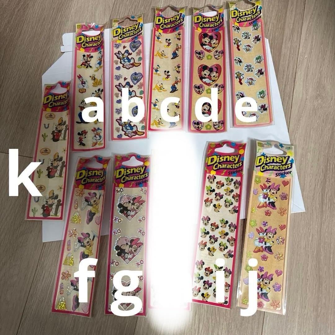 10枚　サンディライオン ステッカー　シール　ディズニー　ミッキー　ミニー