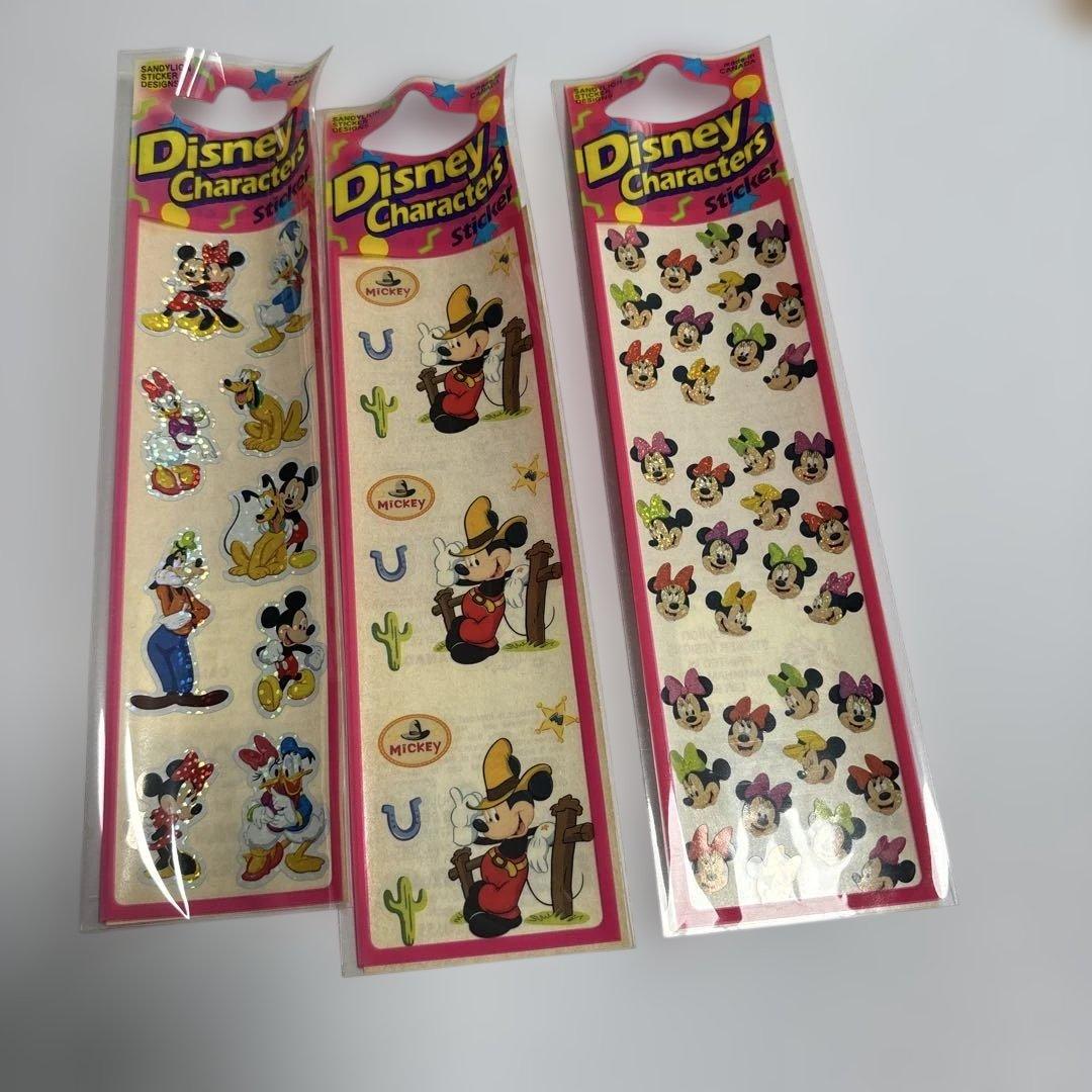 10枚　サンディライオン ステッカー　シール　ディズニー　ミッキー　ミニー