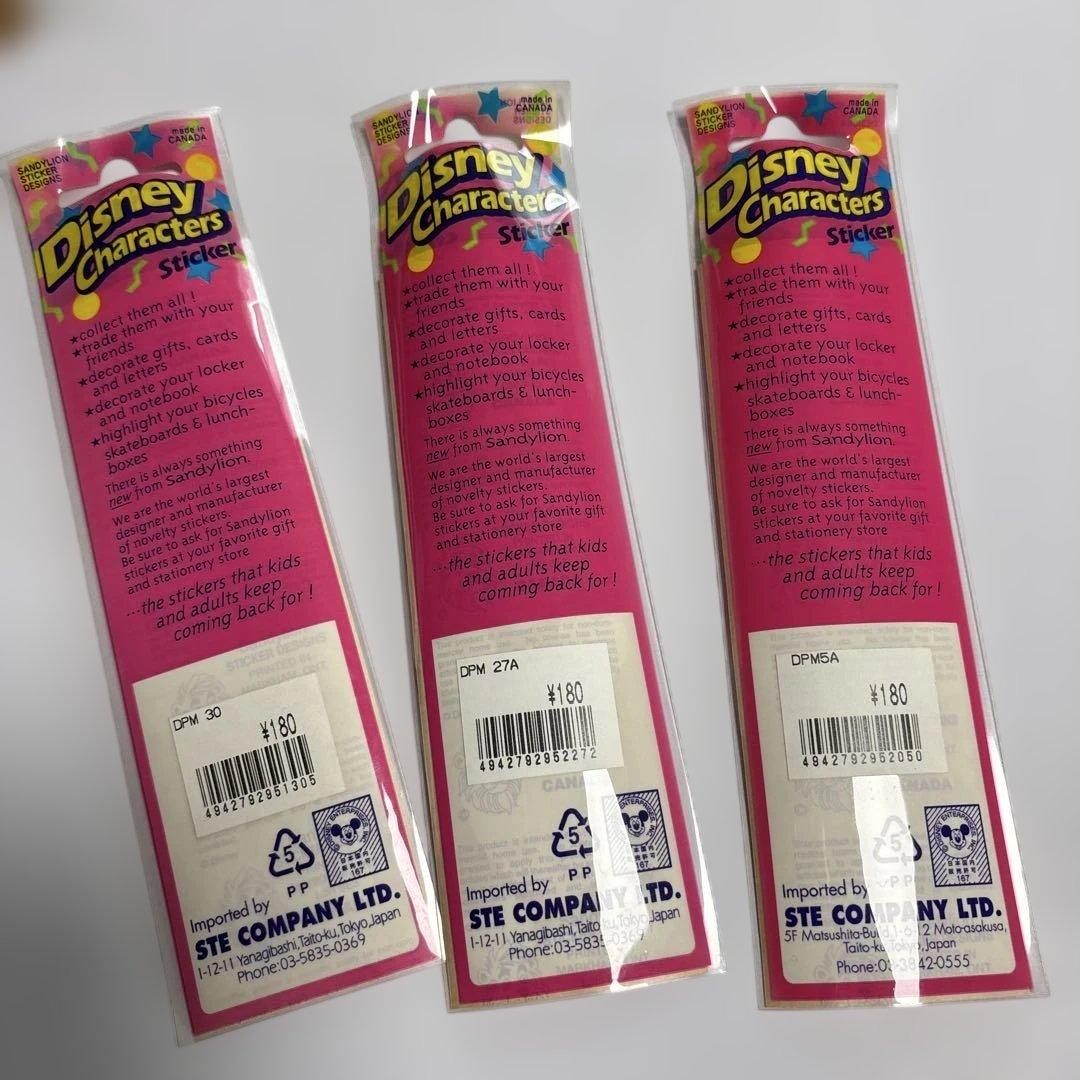 10枚　サンディライオン ステッカー　シール　ディズニー　ミッキー　ミニー