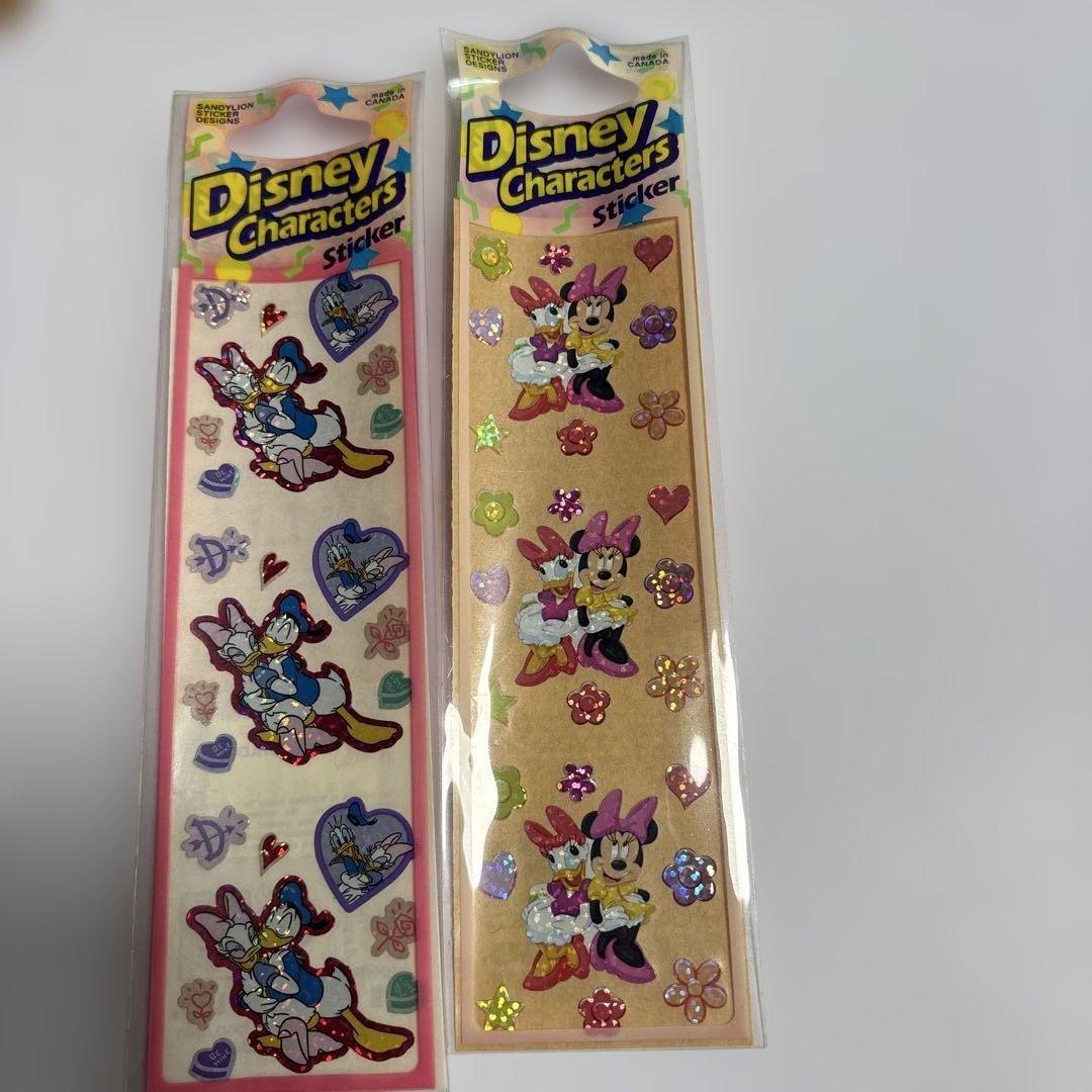 10枚　サンディライオン ステッカー　シール　ディズニー　ミッキー　ミニー