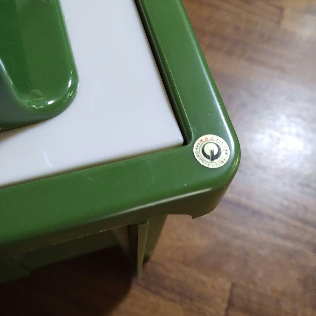 ★昭和レトロポップ　 クッキングジョア　調味料ケース、グリーン