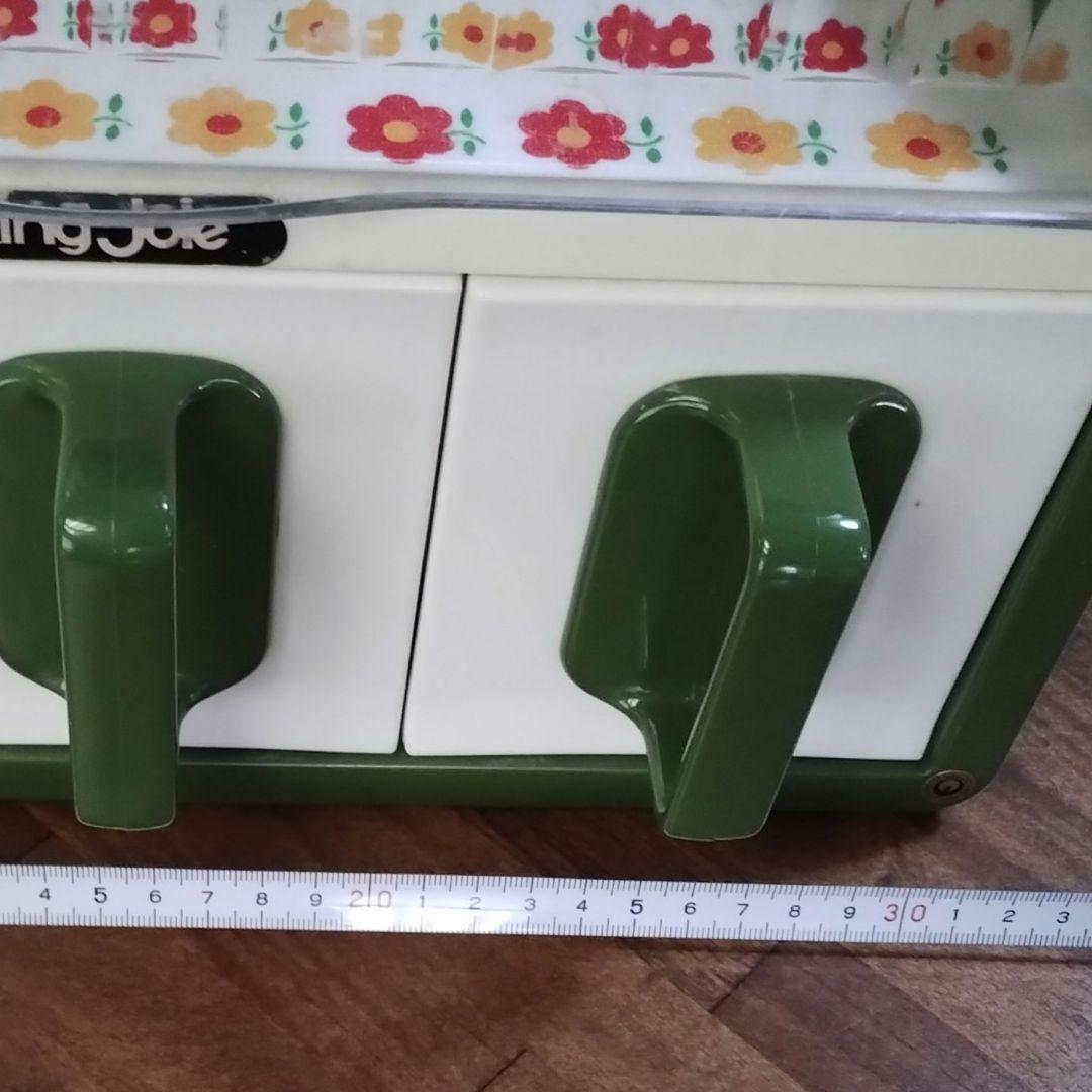 ★昭和レトロポップ　 クッキングジョア　調味料ケース、グリーン