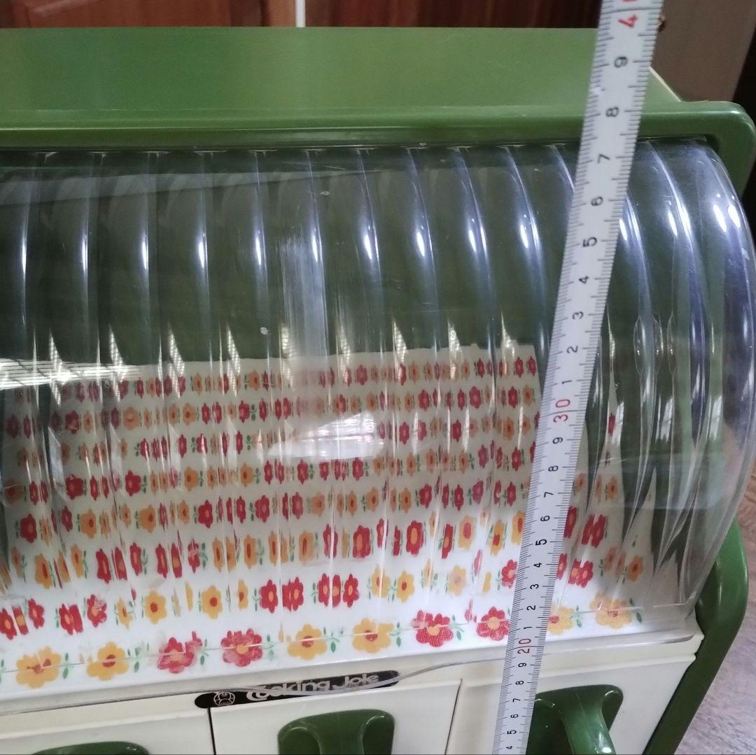 ★昭和レトロポップ　 クッキングジョア　調味料ケース、グリーン