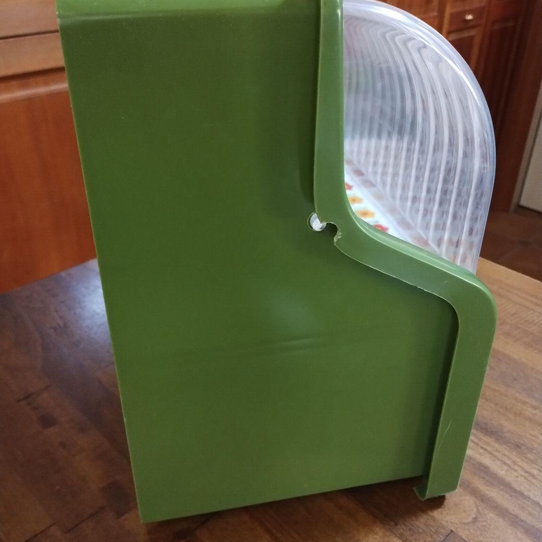 ★昭和レトロポップ　 クッキングジョア　調味料ケース、グリーン