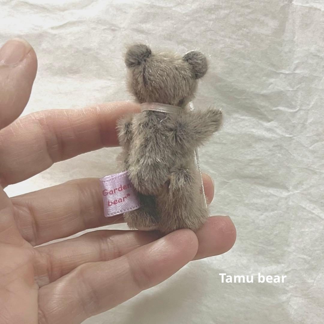 ちびちびのクマ ちゃん ハンドメイド ミニチュア テディベア Tamubear