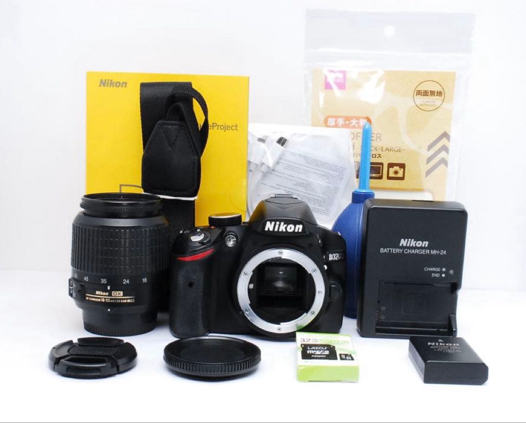 ショット数少❤️Nikon D3200❤️ガイドモード搭載✨一眼レフカメラ