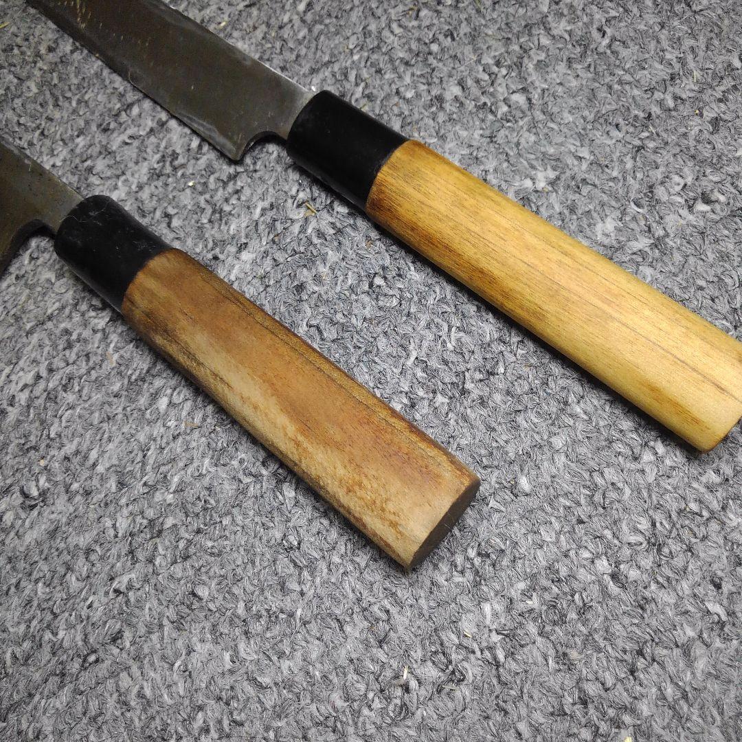 ねこまんま　ONo.749　中古　出刃包丁(東正芳)と刺身包丁(菊水)2点