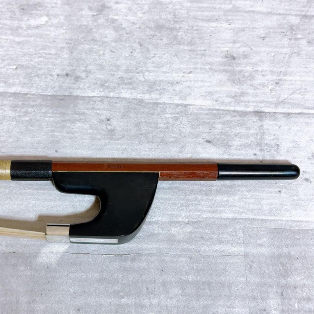 新品張り替えて済み! K.SUGITO 杉藤　コントラバス　弓　弦楽器