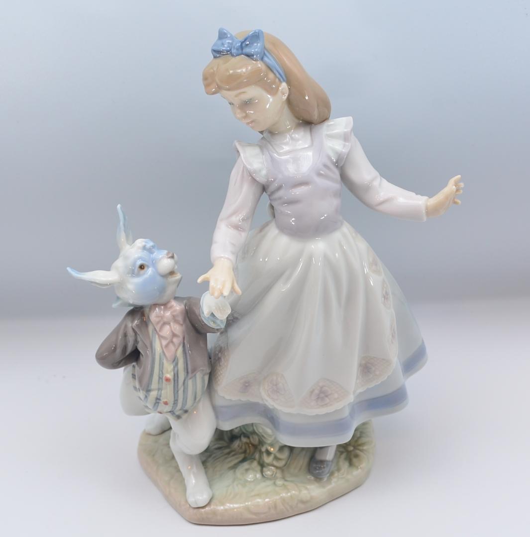 不思議の国のアリス　＃5740　★リヤドロ　スペイン　ポーセリン　廃版品