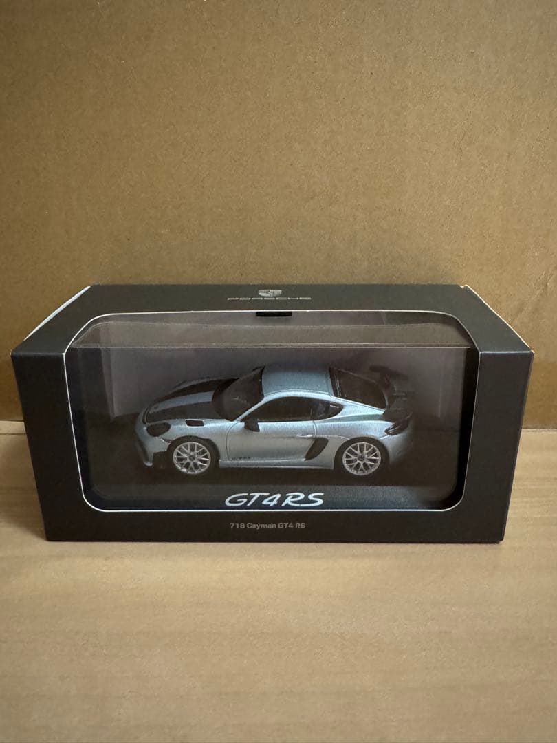 718 Cayman GT4 RS ミニカー シルバー