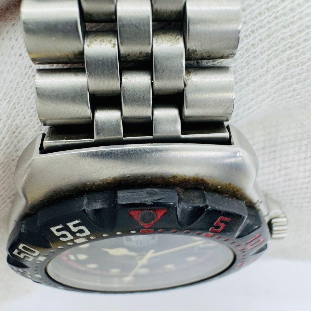 ✨TAGHEUER✨タグホイヤー✨デイト✨ブラック文字盤✨クォーツ✨腕時計✨