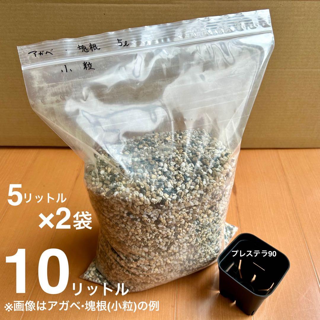【三本線赤玉土使用】アガベ・塊根植物用土 「極小粒」　10㍑ コーデックス培養土