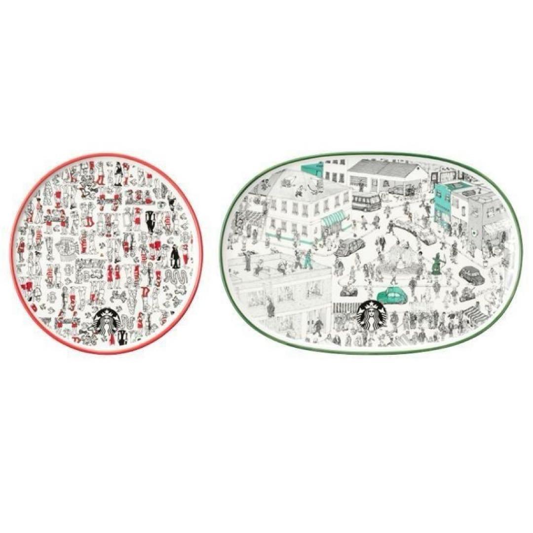 【韓国限定スタバxウォーリーを探せ】ジョイフル Wally Plate Set