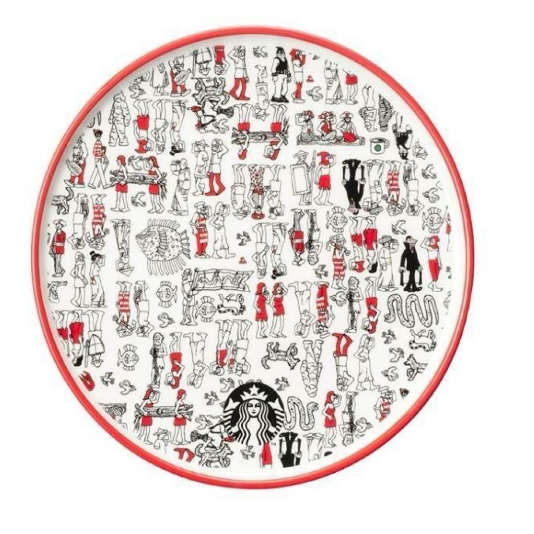 【韓国限定スタバxウォーリーを探せ】ジョイフル Wally Plate Set