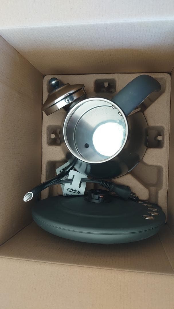 デロンギ アイコナ KBOE1230J-GY 電気ケトル カフェ 1.0L