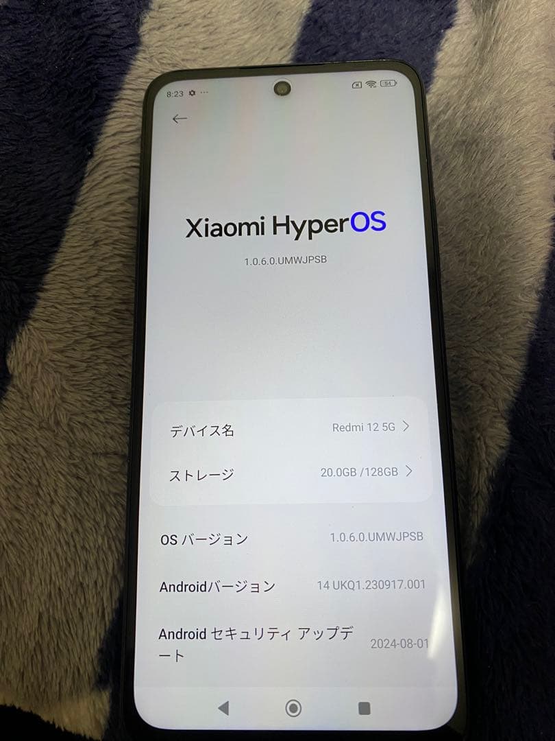 スマートフォン本体 Redmi 125g