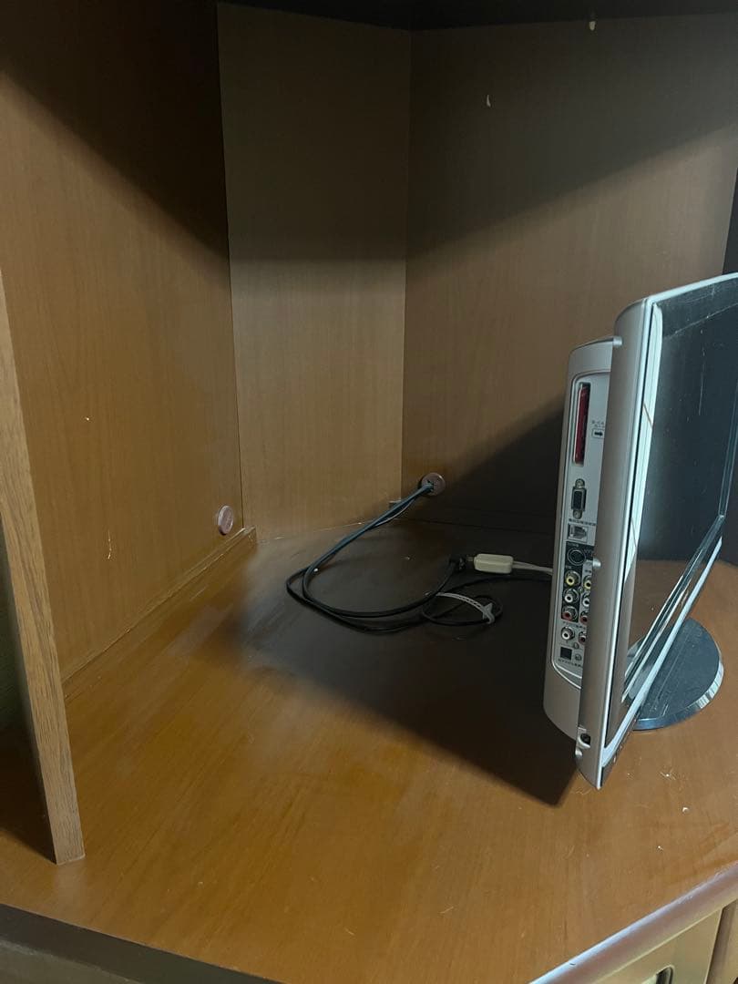 【送料込み】テレビ台コーナーボードニューモア　アンティーク　昭和レトロ