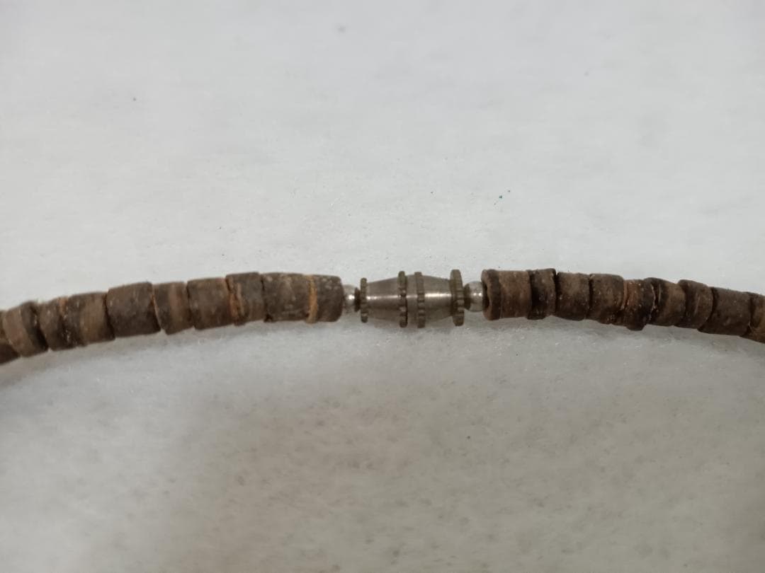 大輪シェルローズネックレス45cm