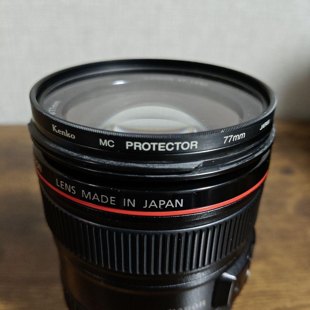 中古美品Canon EF24-105mm f/4L IS USM フィルター付
