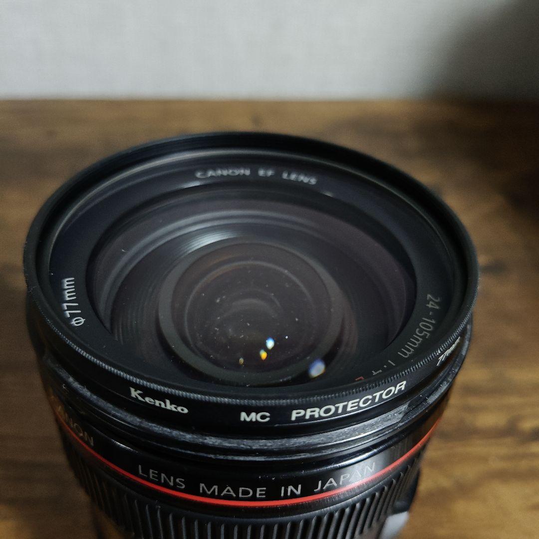 中古美品Canon EF24-105mm f/4L IS USM フィルター付