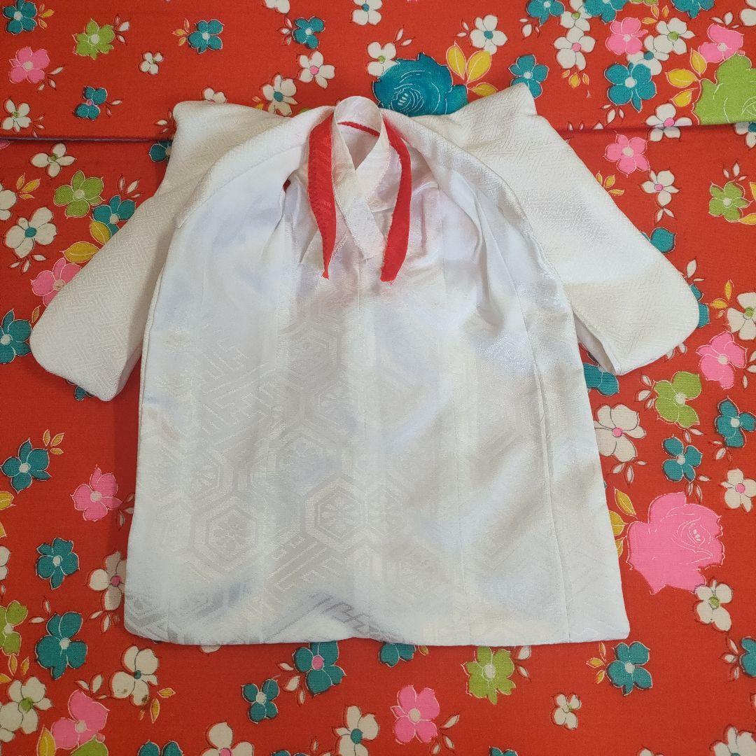 タミーちゃんサイズ　ハンドメイド　花嫁衣装セット　鶴花柄