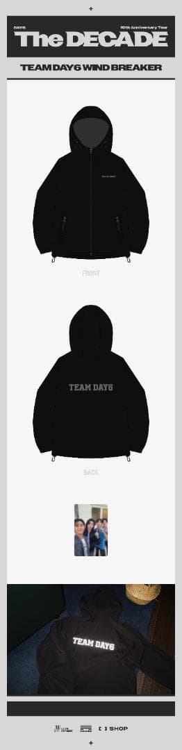 公式 TEAM DAY6 WIND BREAKER (ウィンドブレーカー)