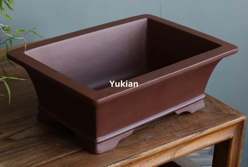 長方鉢 紫砂の鉢 盆栽鉢 植木鉢 小品盆栽鉢 大品盆栽鉢