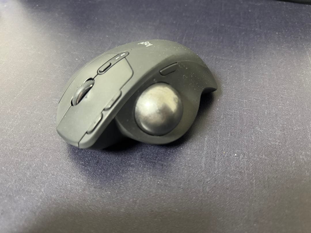 美品MX ERGO logi ワイヤレストラックボールマウス 本体