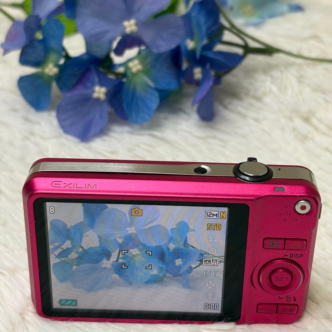 CASIO エクシリム　EX-Z90 バッテリー　充電器　コンデジ　レッド　動作