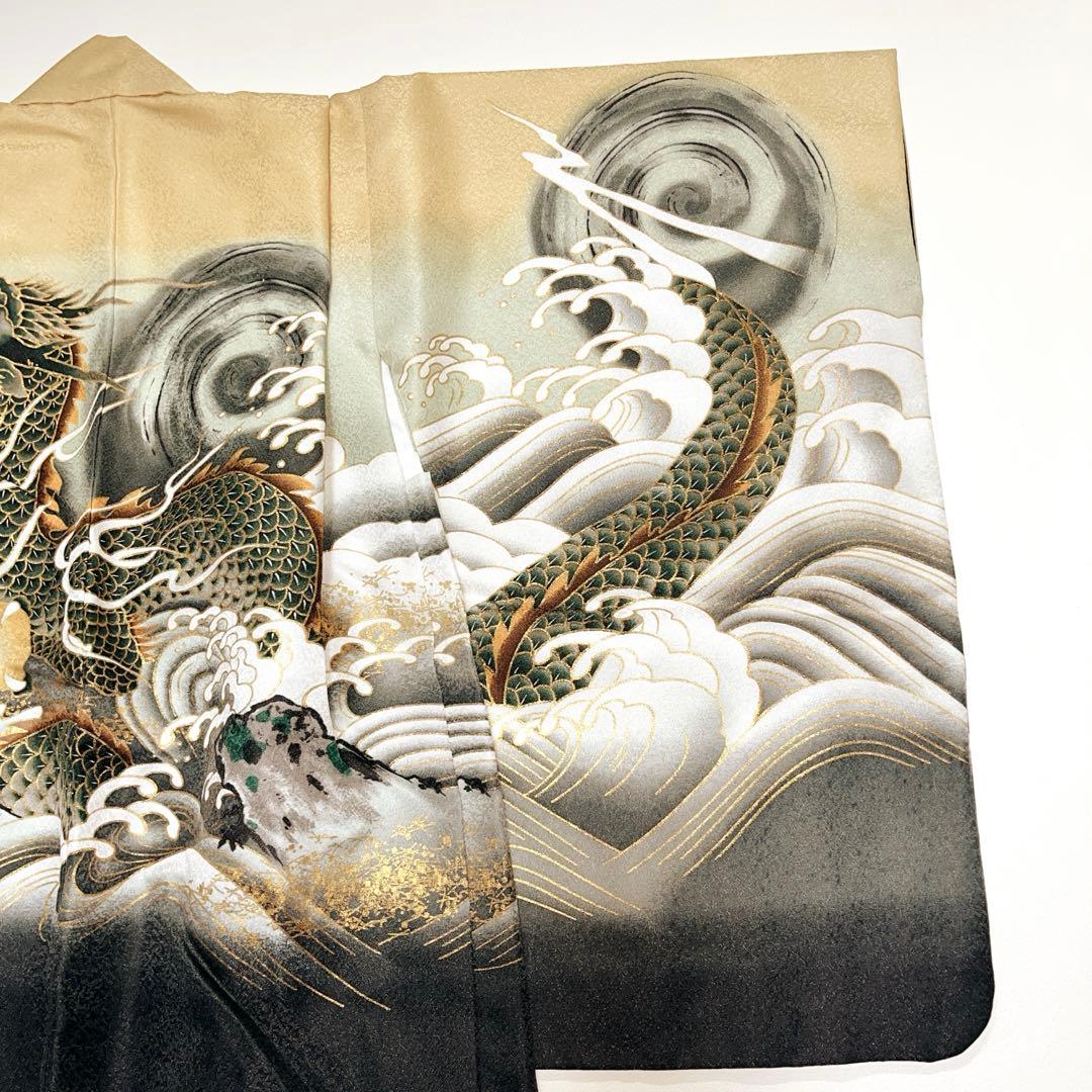 七五三 5歳 男の子 昇り龍 袴 着物 フルセット 付属品一式