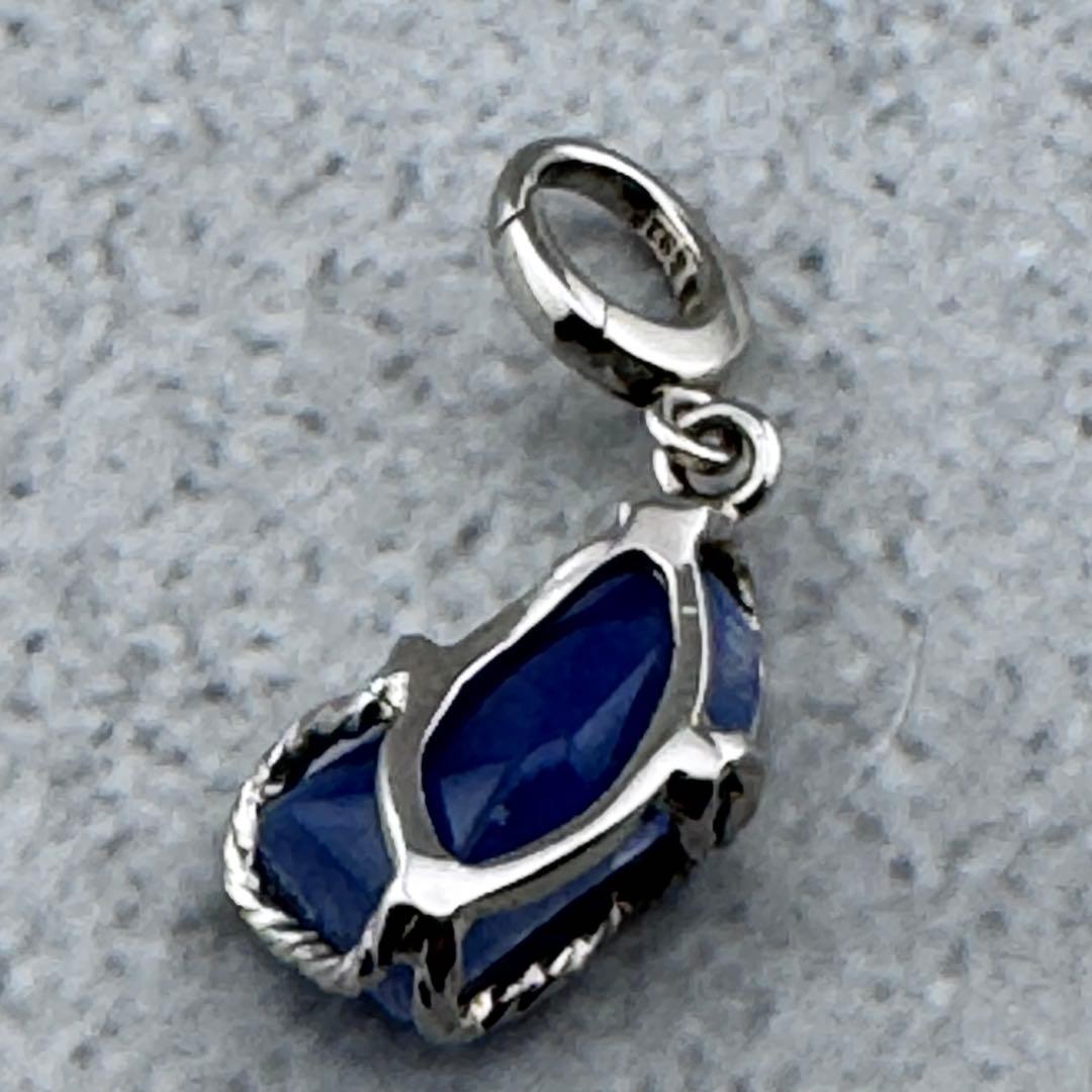 P-29デュモルチェライトペンダントトップ　天然石　s925シルバーアクセサリー