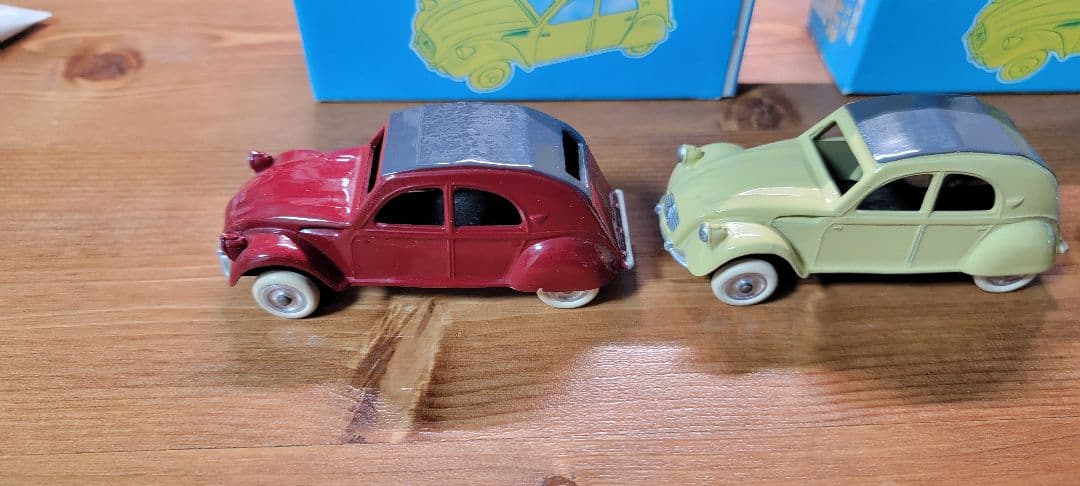 J.R.D. 2CV Berline ミニカー 3台セット フランス製
