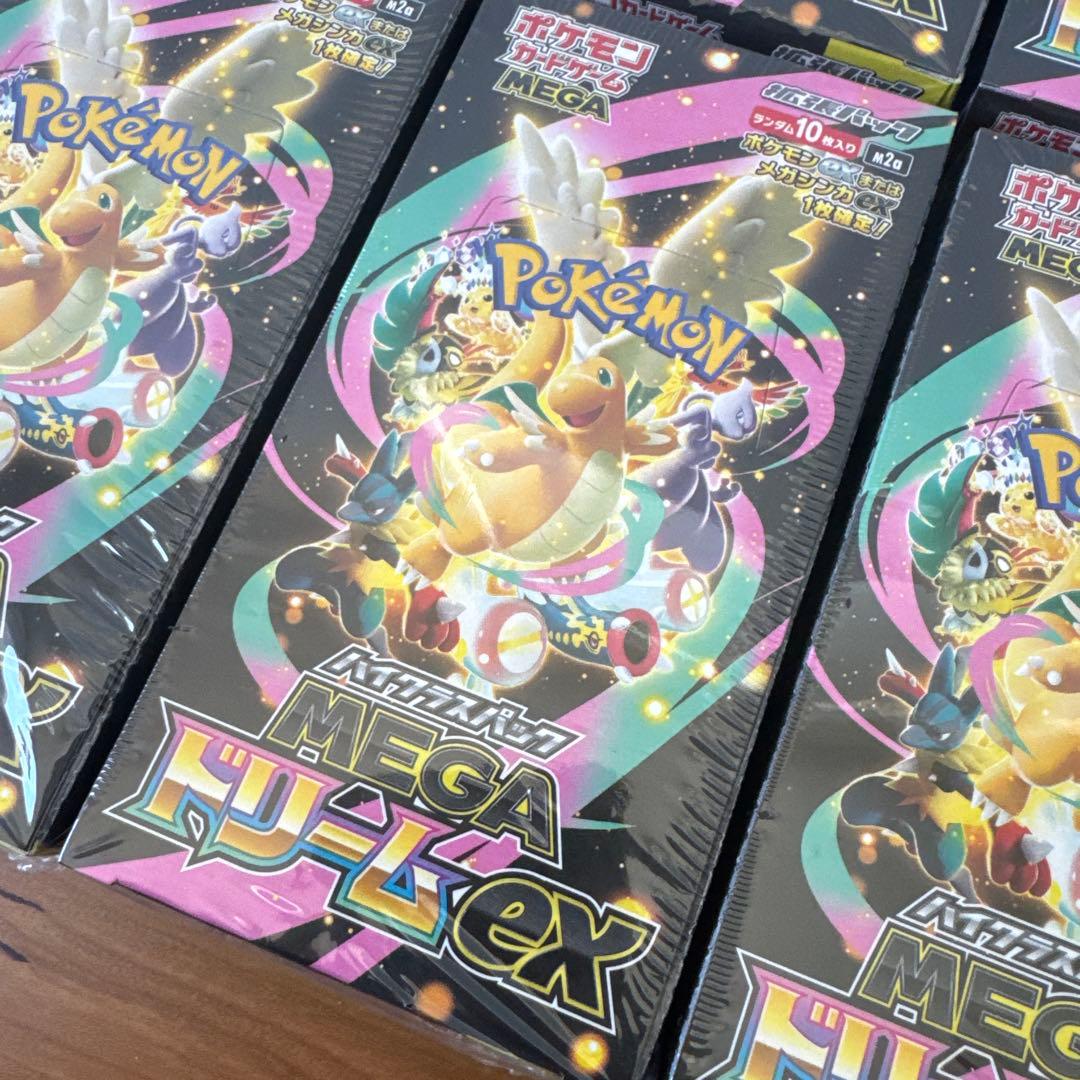 ポケモンカード⭐︎メガドリームex6BOXシュリンク付き新品未開封