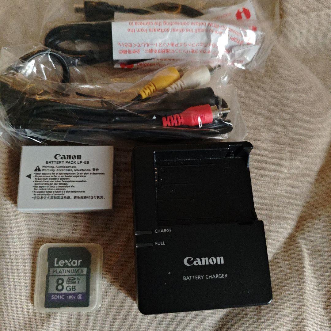Canon EOS Kiss X5 ダブルズームキット 動作確認済・SDカード付