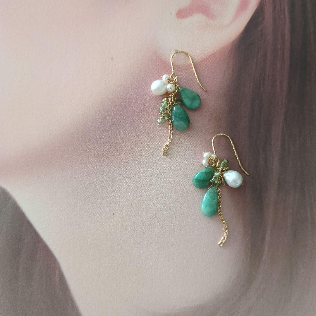 ohana◆14kgf ピアス2点