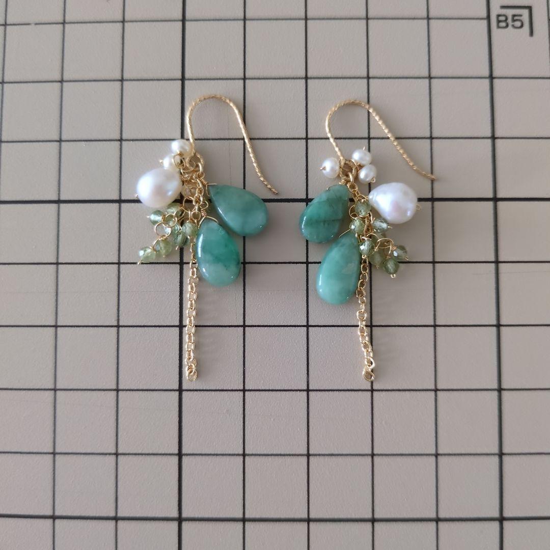 ohana◆14kgf ピアス2点