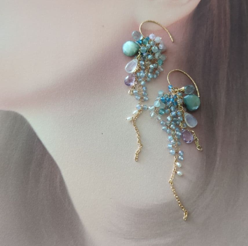 ohana◆14kgf ピアス2点