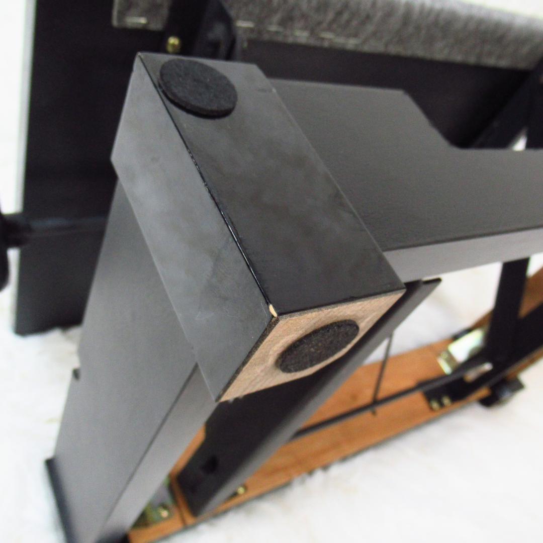 ピアノ補助台（足置き台）4段階高さ調節 木製×カーペット