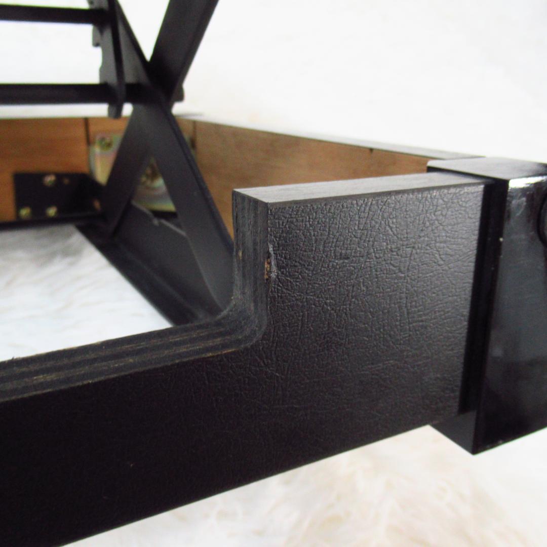 ピアノ補助台（足置き台）4段階高さ調節 木製×カーペット