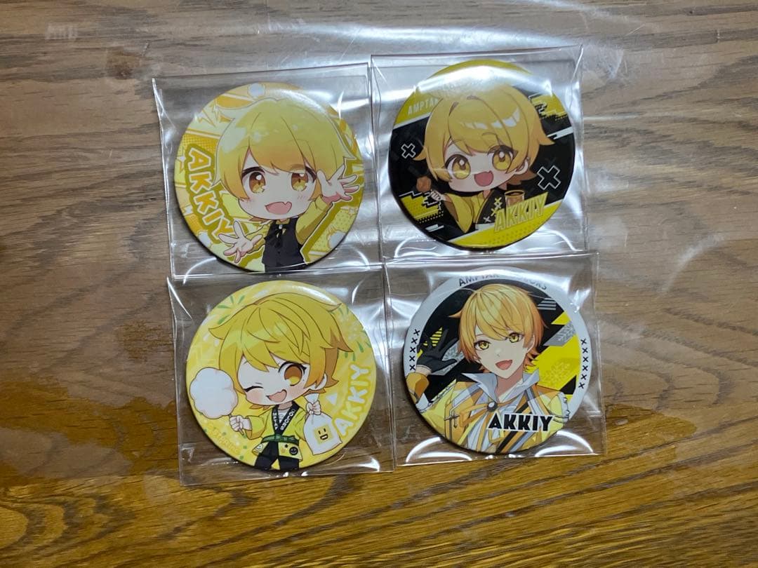 AMPTAK STPR Family フォトカード　チェキ　あっきぃ　缶バッジ