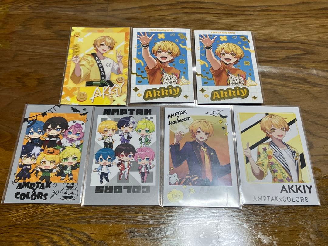 AMPTAK STPR Family フォトカード　チェキ　あっきぃ　缶バッジ