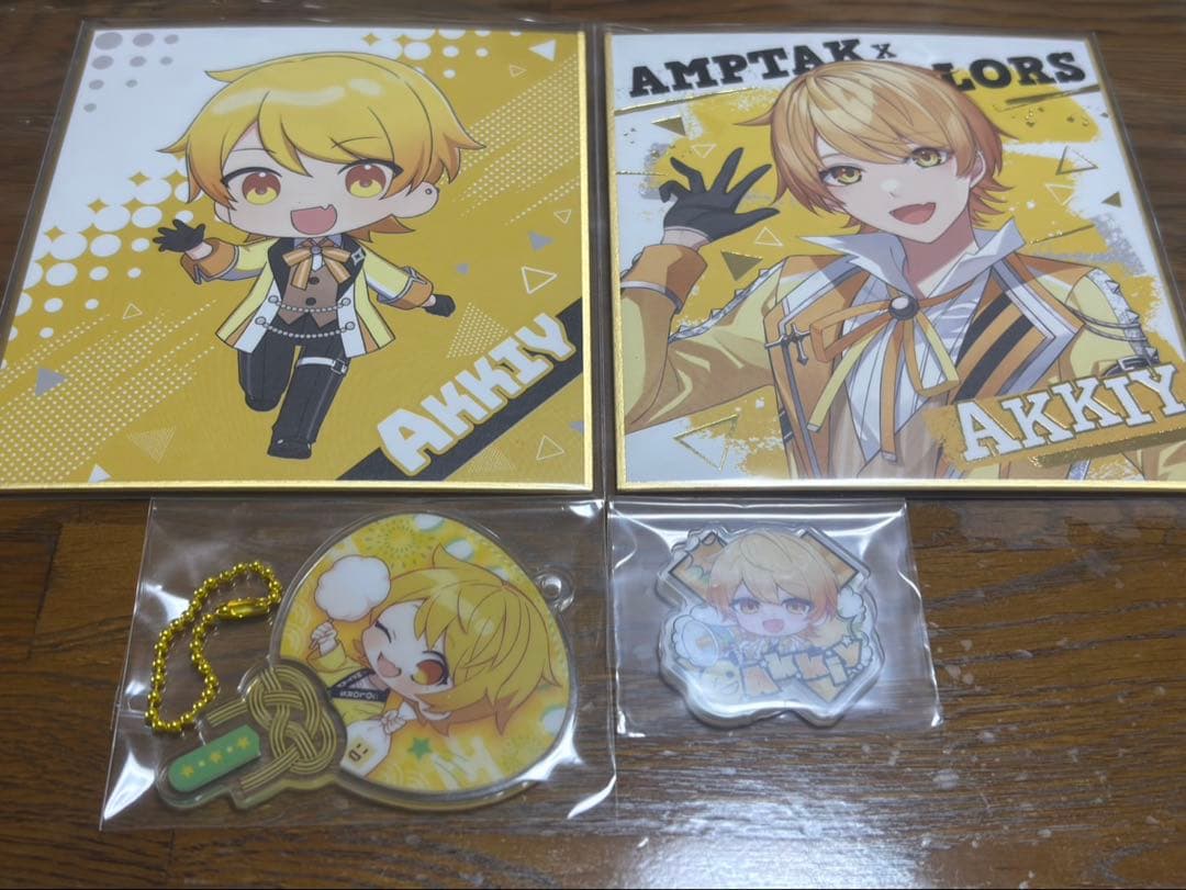 AMPTAK STPR Family フォトカード　チェキ　あっきぃ　缶バッジ