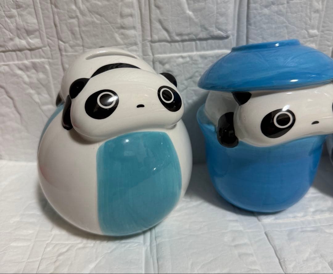 【レアもの】たれぱんだ 貯金箱 陶器製　4個セット